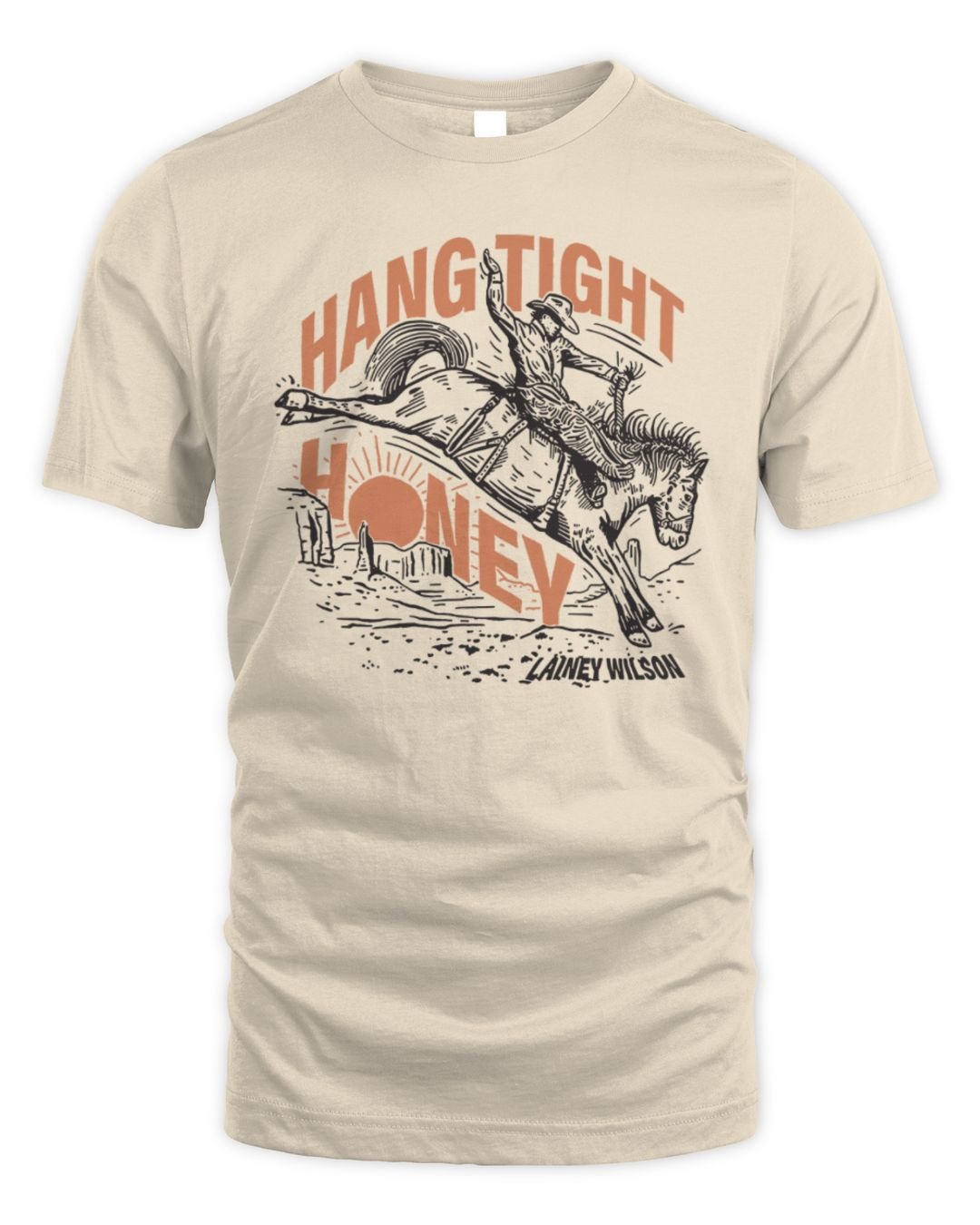 Official Lainey Wilson Hang Tight Honey 2024 Tee Womyso