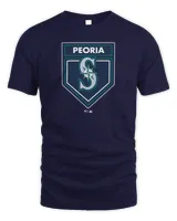 Men's Seattle Mariners 2024 Spring Training Peoria Logo T Shirt Unisex Standard T-Shirt navy s