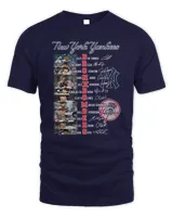 New York Yankees Bronx Bombers 2024 Unisex Standard T-Shirt navy s