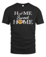 Los Angeles Baseball and Basketball Home Sweet Home Tee Unisex Standard T-Shirt black s