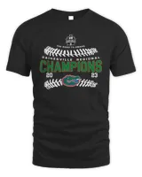 Official Florida Gators 2023 Ncaa Division I Baseball Gainesville Regional Champions Shirt Unisex Standard T-Shirt black s