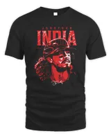 Cincinnati Reds #6 Jonathan India Face Tee Black Unisex Standard T-Shirt black s