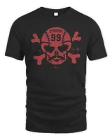#99 Spencer Strider Atlanta Braves Strider Skull T-Shirt Unisex Standard T-Shirt black s