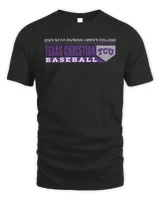 Tcu Texas Christian 2023 Division I Champions Baseball Hoodie Sweatshirt Unisex Standard T-Shirt black s
