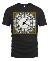 London Series Big Ben 1-20 Clock Tee Black Unisex Standard T-Shirt black s