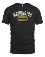 Women's G-III 4Her by Carl Banks Black Washington Logo Shirt Unisex Standard T-Shirt black s