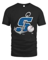 Stockton Ports Logo Tech 2024 Tee Unisex Standard T-Shirt black s