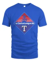Official Mlb Shop Texas Rangers 2023 Mlb Spring Training Diamond Shirt Unisex Standard T-Shirt royal s
