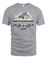 Montana State Team 2024 Ncaa Division I Men's Basketball Champion The Road To Phoenix March Madness Tee Unisex Standard T-Shirt sport-grey s