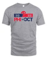 2022 Mlb Postseason Philadelphia Phillies Baseball Shirt Unisex Standard T-Shirt sport-grey s