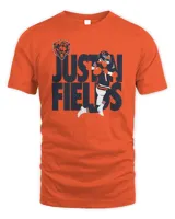 Justin Fields Hoodie Sweatshirt Unisex Standard T-Shirt orange s
