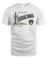 Milwaukee Brewers Tiny Turnip Spring Training 2025 Hoodie Unisex Standard T-Shirt white s