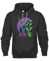 Funny Evangelion Winter Hooded Unisex Hoodie black s