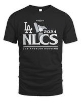 Postseason Los Angeles Dodgers 2024 NLCS Trophy Hoodie Unisex Standard T-Shirt black s