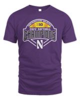 Northwestern Wildcats 2022 Softball Big Ten Regular Season Champions Hoodie Unisex Standard T-Shirt purple s