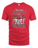 The Only Hate Us Cause They Ain’t Us Red Alabama Crimson Tide Shirt Unisex Standard T-Shirt red s