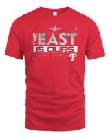 Postseason Philadelphia Phillies The East Is Ours T Shirt Unisex Standard T-Shirt red s
