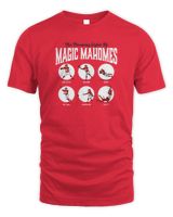 Patrick Mahomes Throwing Styles Tee Unisex Standard T-Shirt red s