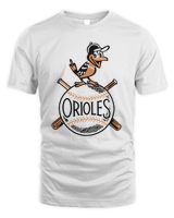 Official Homage Shop Baltimore Orioles '54 T Shirt Unisex Standard T-Shirt white s