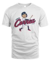 Carlos Correa Minnesota Caricature Shirt Breaking T Unisex Standard T-Shirt white s