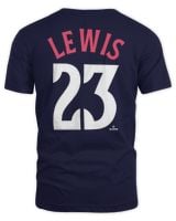 Royce Lewis #23 Minnesota Twins Player Name & Number Tee Navy Unisex Standard T-Shirt navy s