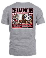 Uga Sec Georgia Bulldogs Champions 2022 T Shirt Unisex Standard T-Shirt sport-grey s