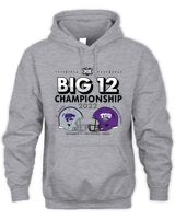 Bkstr Big 12 Championship K-State Vs Horned Frogs Hoodie Sweatshirt Unisex Hoodie sport-grey s
