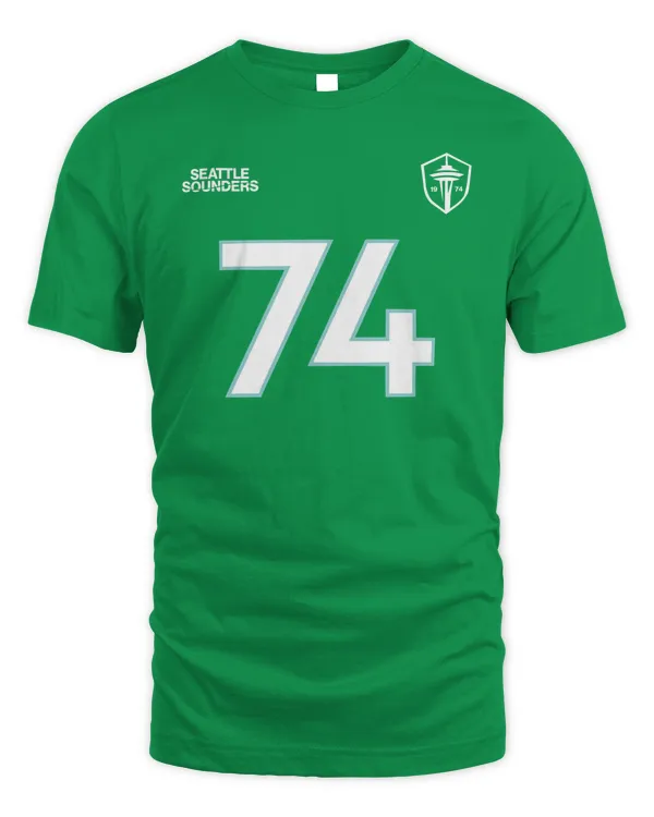 Seattle Sounders FC Mitchell & Ness Established #74 Tee Green