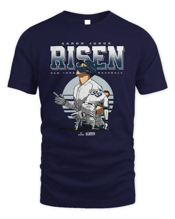 Intheclutch Apparel Shop #99 Aaron Judge Risen New York Baseball Tee