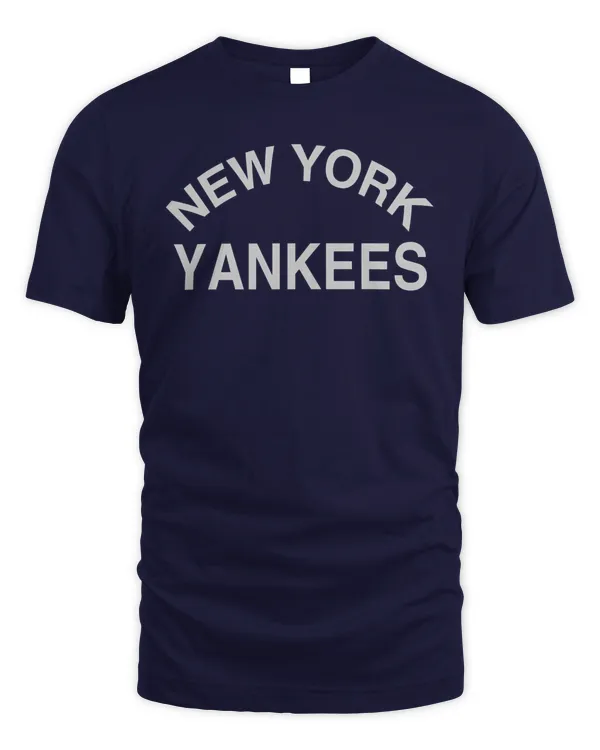 New York Yankees Baseball Signature Navy Super Soft Logo 2023 T-Shirt