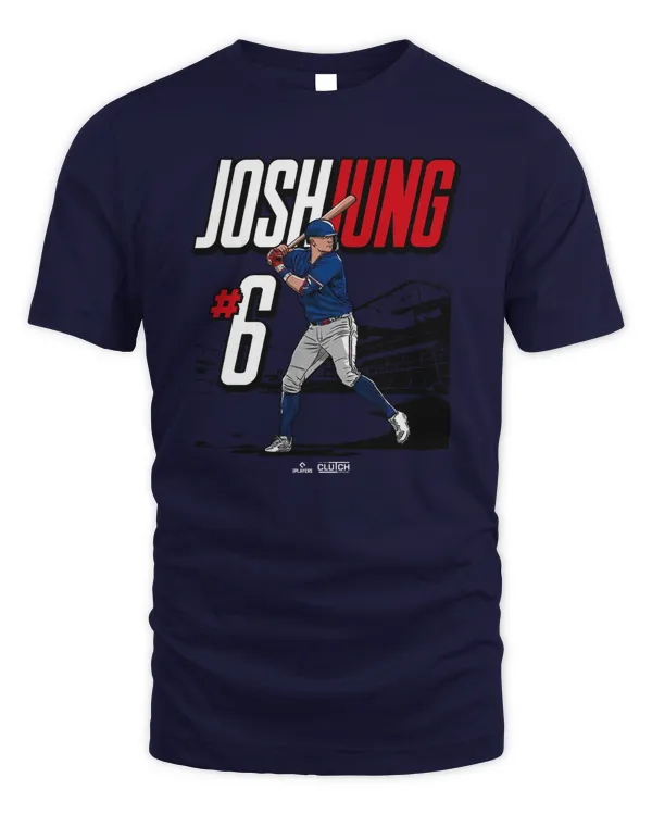 Josh Jung #6 Texas Rangers MLBPA Tee Navy
