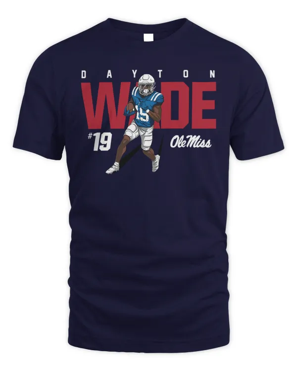 Ole Miss Football T-Shirt #19 Dayton Wade