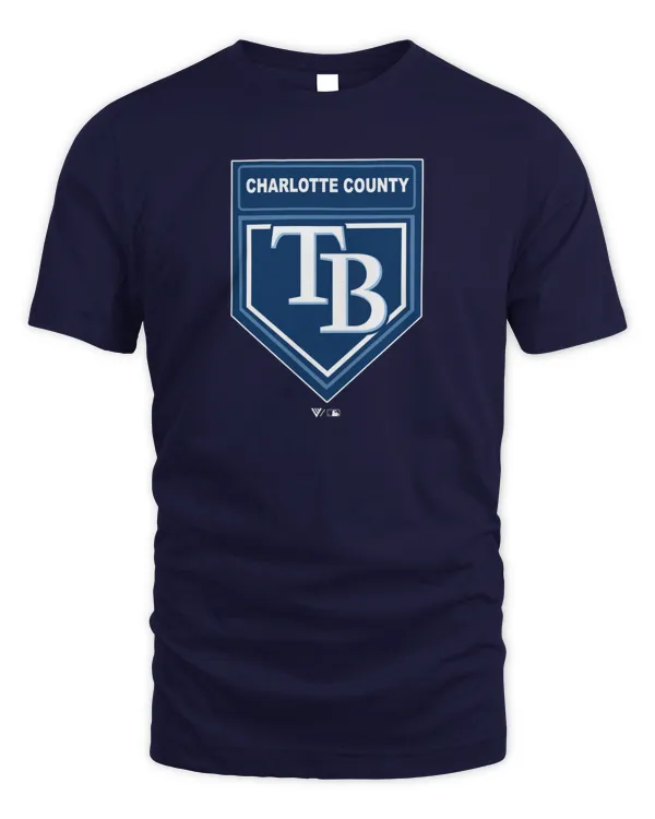 Men's Tampa Bay Rays 2024 Spring Training Charlotte County Logo T Shirt
