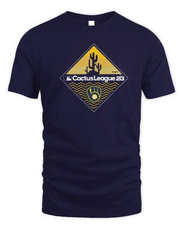 Official Mlb Shop Milwaukee Brewers 2023 Mlb Spring Training Diamond Shirt