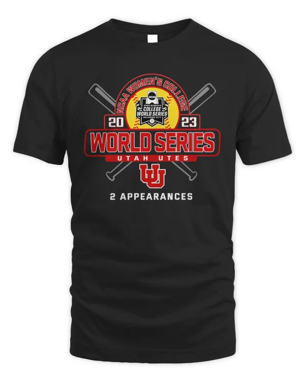 Utah Utes 2 Appearances Ncaa Women's College World Series Shirt
