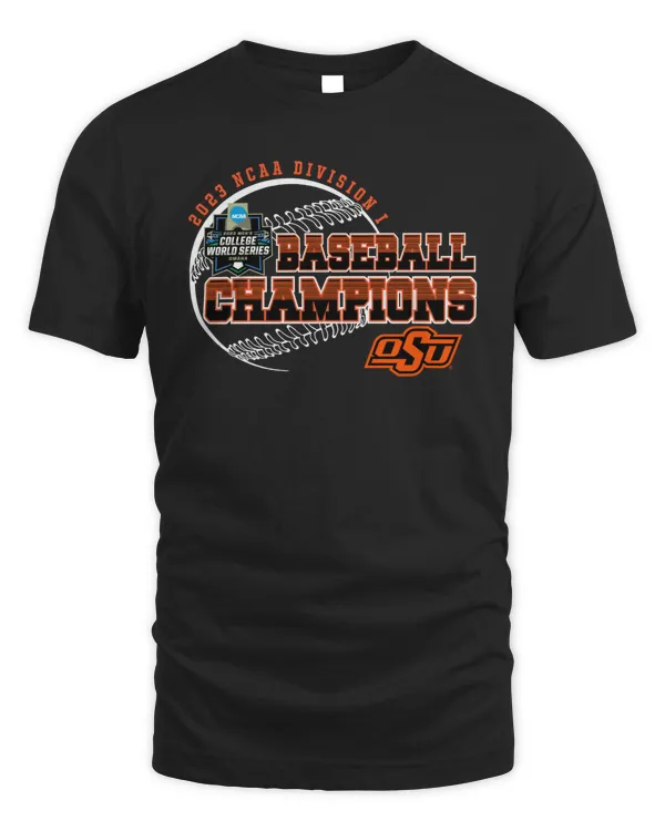 Official 2023 NCAA Division I Baseball Men’s Champions Oklahoma State University Tee