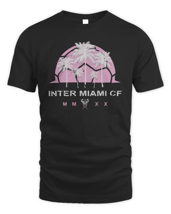 500 Level Inter Miami CF Palm Trees Black Tee