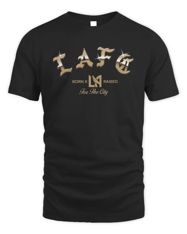 Lafc Born X Raised 2023 Mls Cup Champions Chrome Tee Shirt