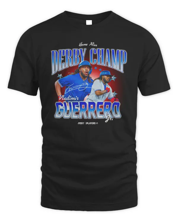 Vladdy Jr.'s The Derby Champ Home Run Vladimir Guerrero Tee Black