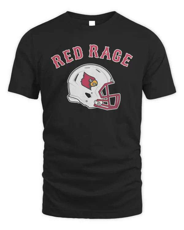 Red Rage-Fenway Bowl Louisville Cardinals Helmet Shirt