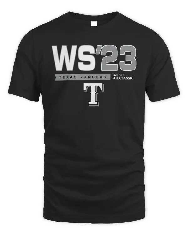 2023 World Series Texas Rangers Fall Classic T-Shirt Black