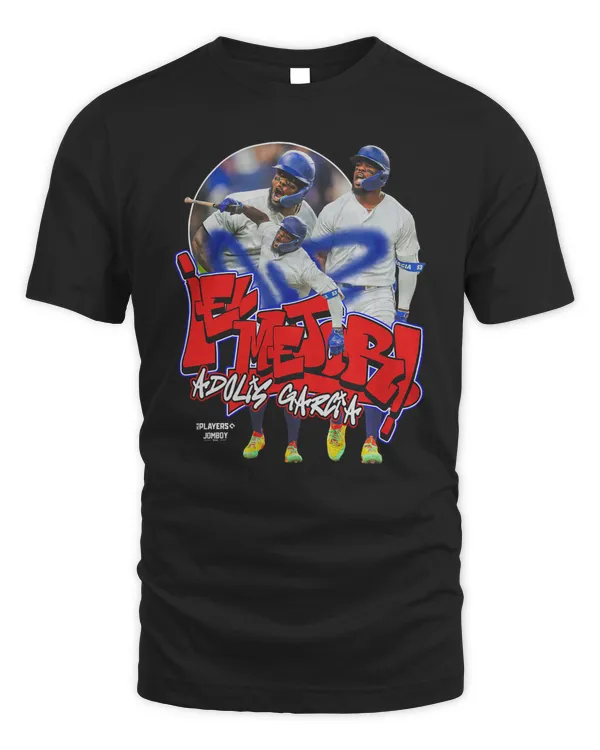 Texas Rangers Adolis Garcia #53 El Mejor Tee Black