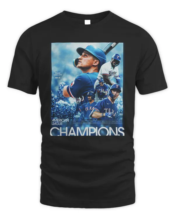 Texas Rangers American League Champions 2023 Tee Poster