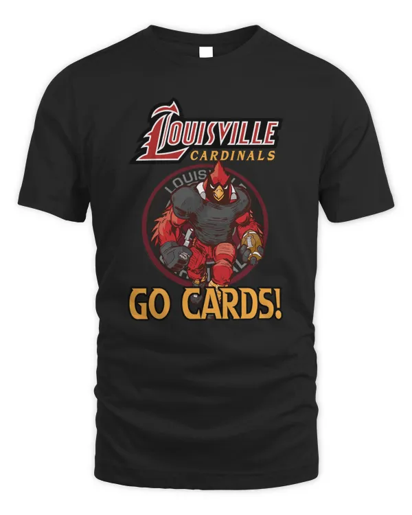 The Ville Louisville Cardinals Go Cards Mascot Shirt Red