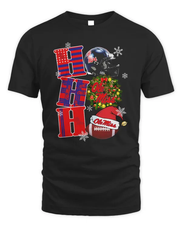 2023 Ole Miss Rebels Ncaa Ho Ho Ho Christmas Shirt Hoodie