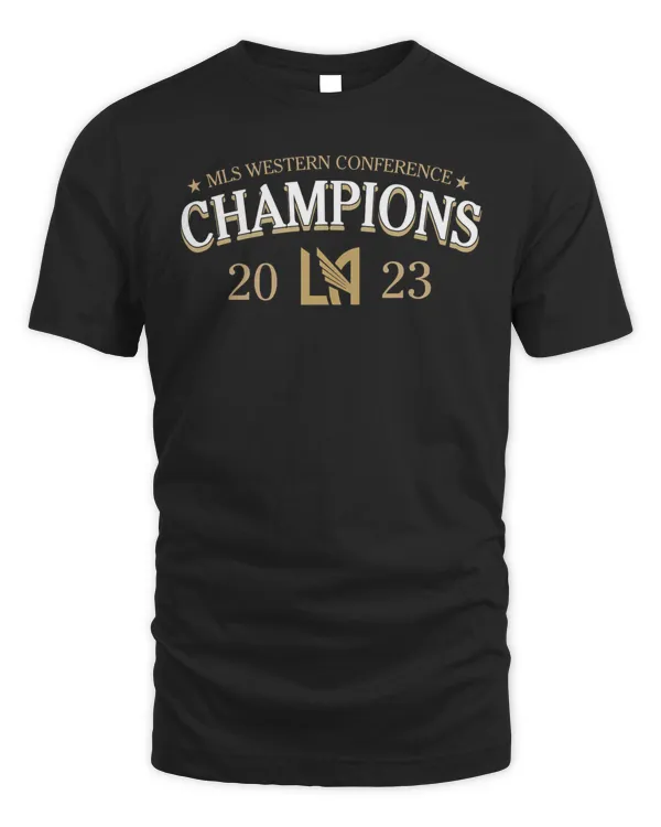 Mitchell & Ness Adult 2023 Conference Champions Los Angeles FC Shirt Black