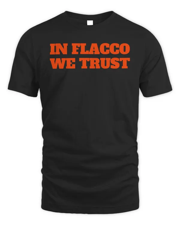 Joe Flacco In Flacco We Trust Tee Black