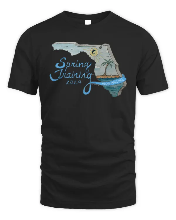 Miami Marlins Spring Training 2024 Tee Shirt