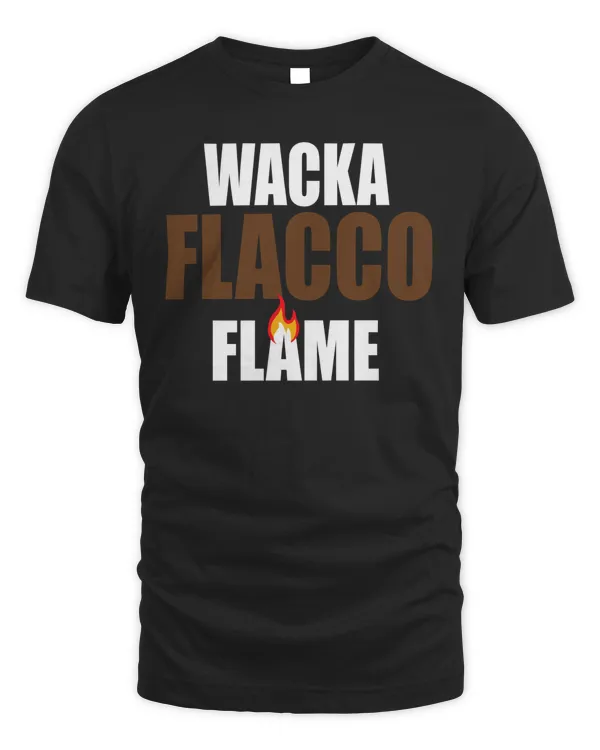Joe Flacco Wacka Flacco Flame Shirt Black