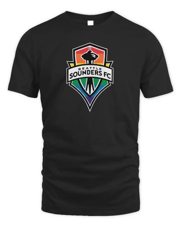 Seattle Sounders Fc Soccer Pride Logo Tee
